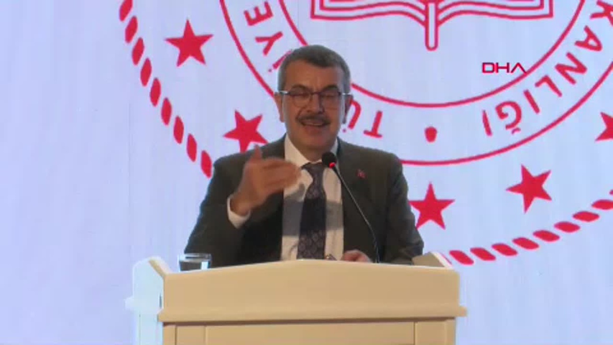 Bakan Tekin, \'Velivizyon\' tanıtım programında konuştu