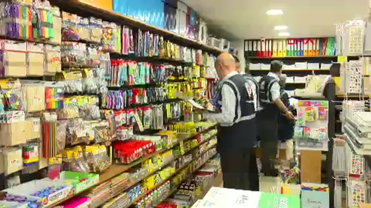 Ticaret Bakanlığı, 10 ilde kırtasiye ve okul ürünleri denetimi gerçekleştirdi