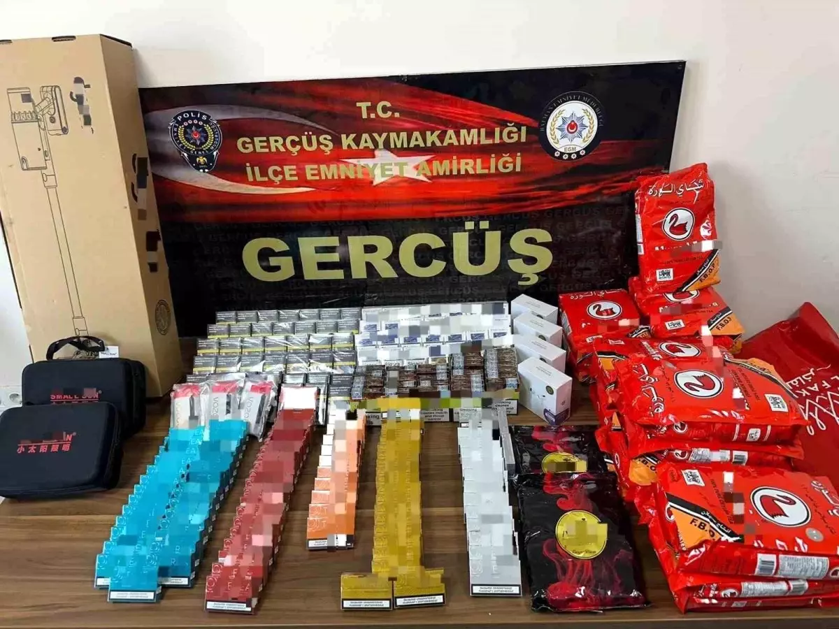 Batman\'da Gümrük Kaçağı Ürünler Ele Geçirildi