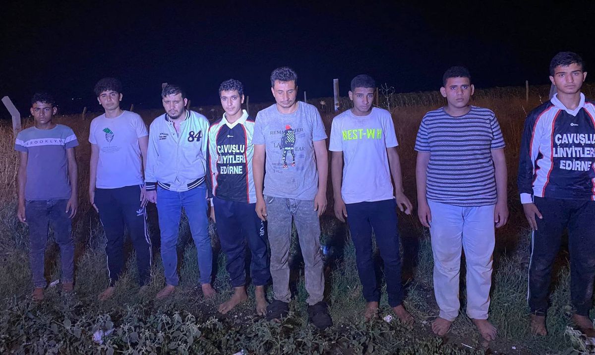 Edirne\'de 38 kaçak göçmen yakalandı
