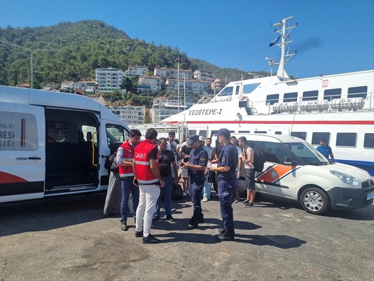 Fethiye\'de feribotta düzensiz göçmen yakalandı