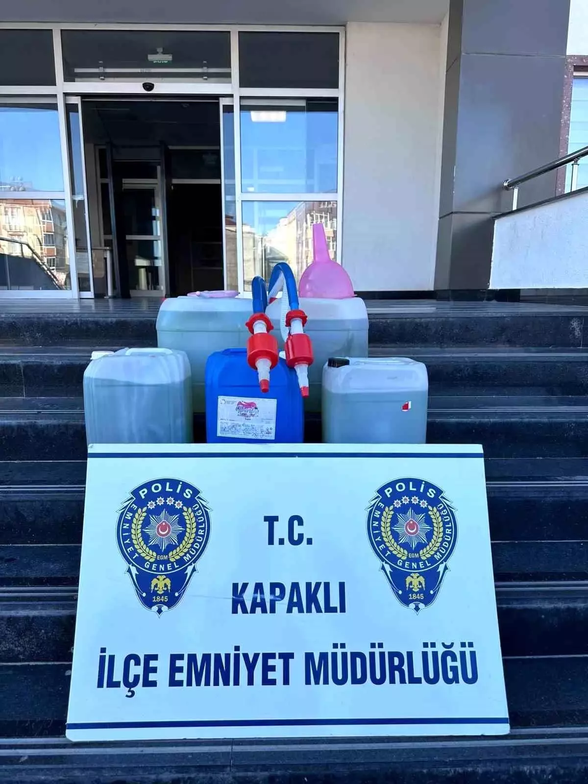 Tekirdağ Kapaklı\'da Mazot Kaçıran Şahıs Yakalandı