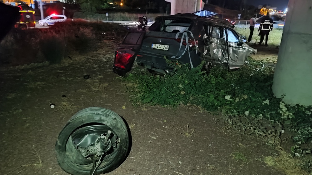 Keşan\'da alkollü sürücü takla attı, ağır yaralandı