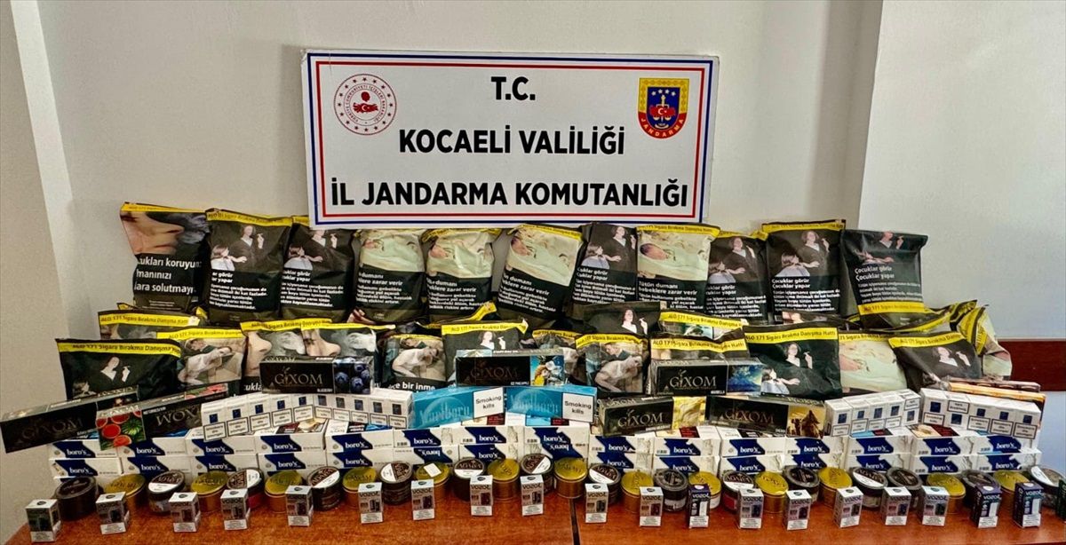Kocaeli\'de Kaçak Malzeme Operasyonu: 1 Milyon 800 Bin Lira Değerinde Malzeme Ele Geçirildi