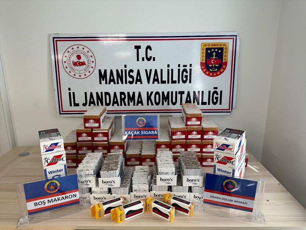 Salihli\'de 11 Bin Kaçak Sigara Ele Geçirildi
