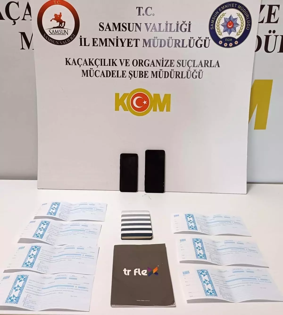 Samsun\'da tefeci operasyonunda 2 kişi gözaltına alındı