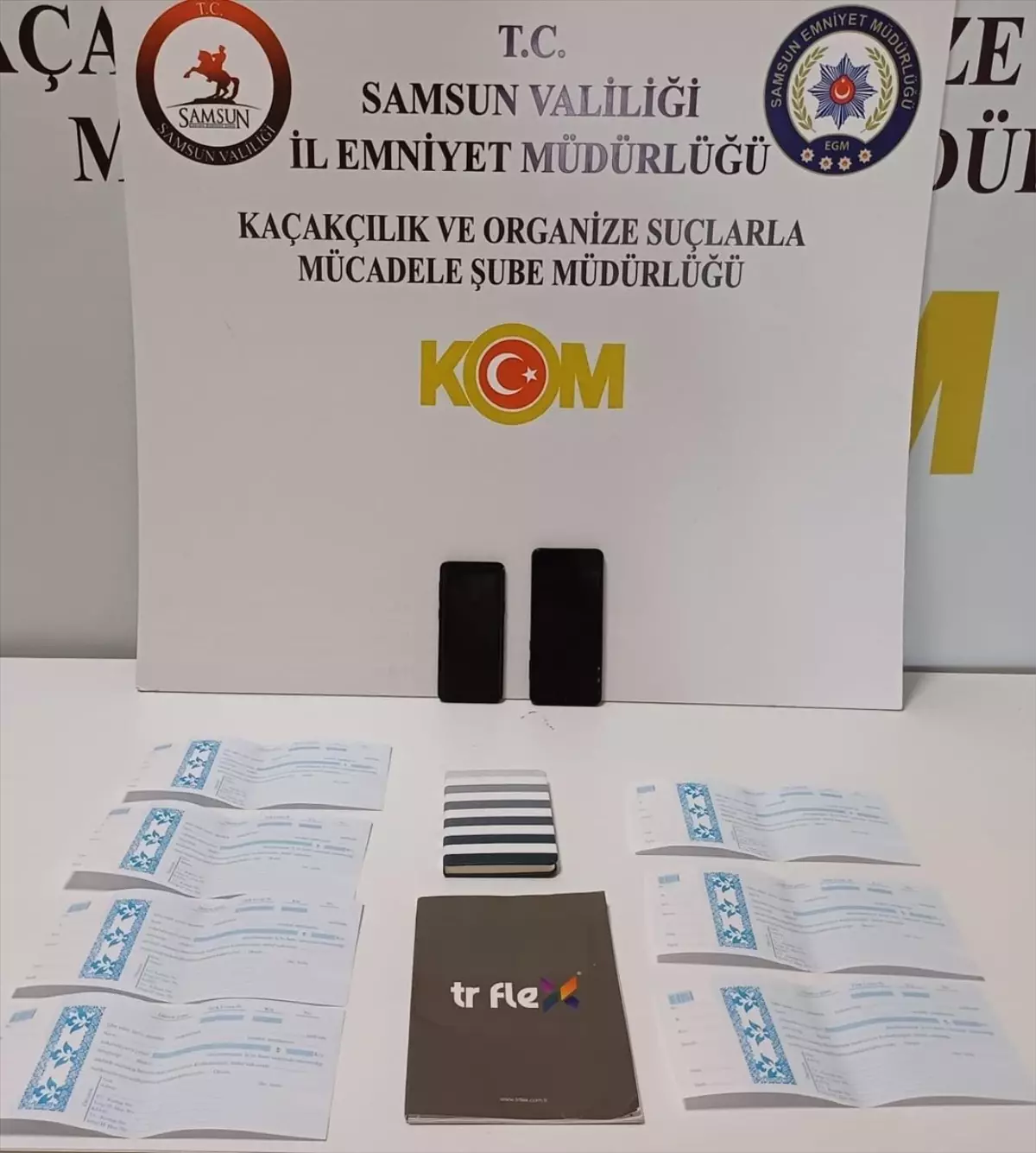 Samsun\'da tefecilik operasyonunda 2 kişi yakalandı