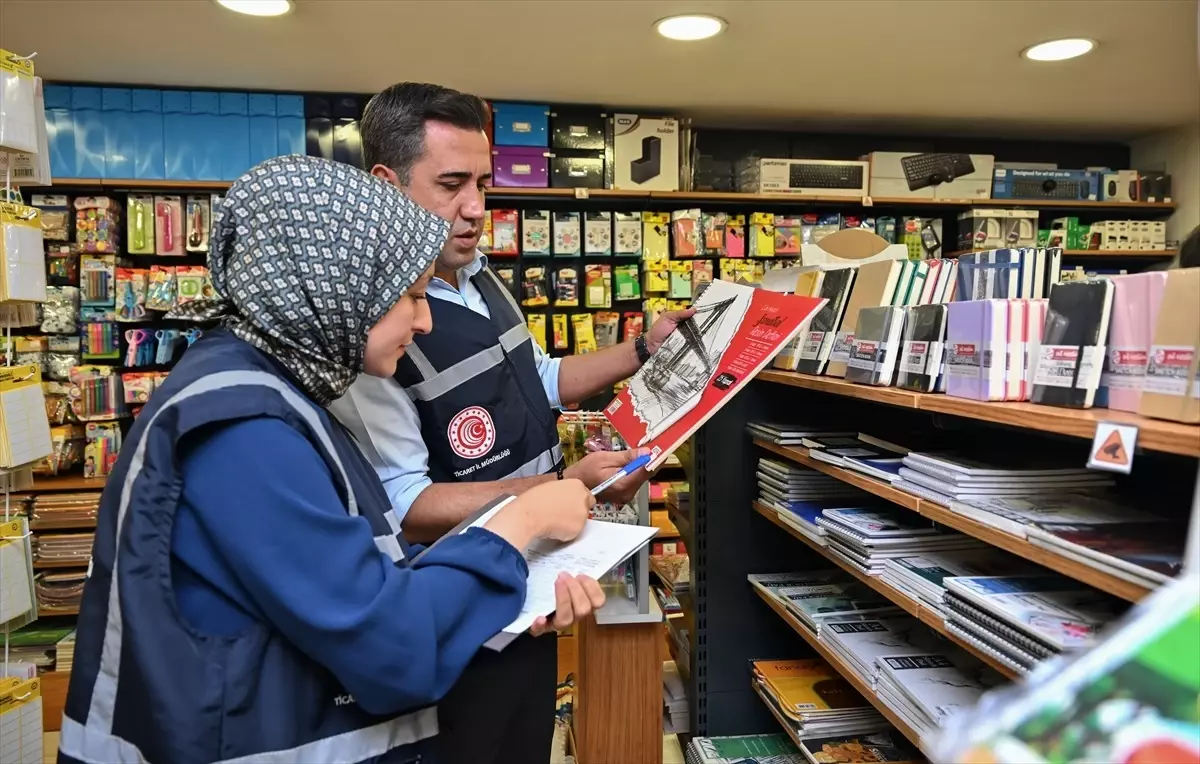 Ticaret Bakanlığı, Kırtasiye ve Okul Ürünleri Denetimi Gerçekleştirdi