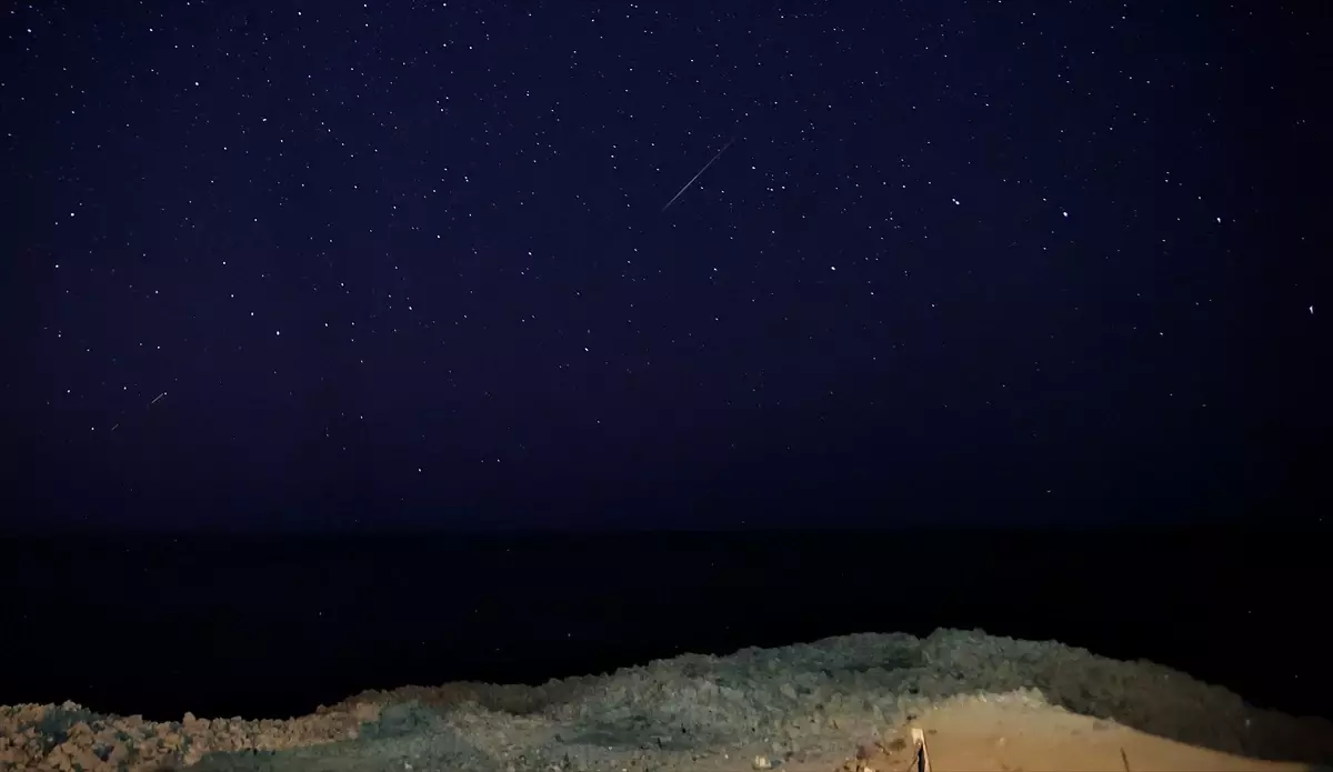 Sinop\'ta Perseid meteor yağmuru gözlendi