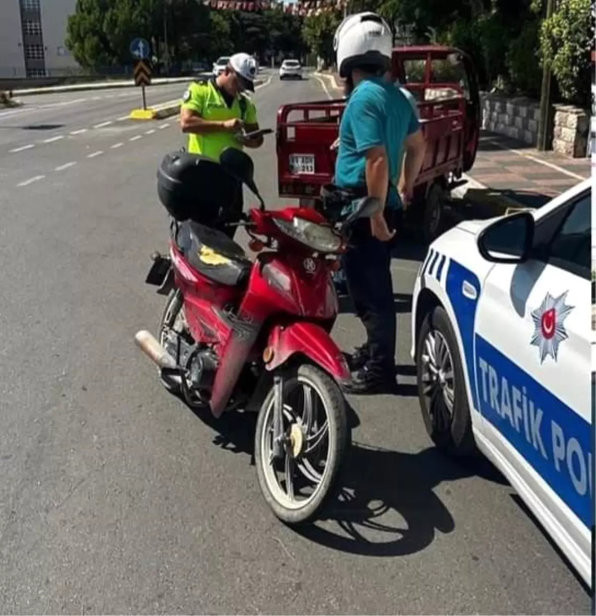 Kırklareli Vize\'de Trafik Denetimi Yapıldı