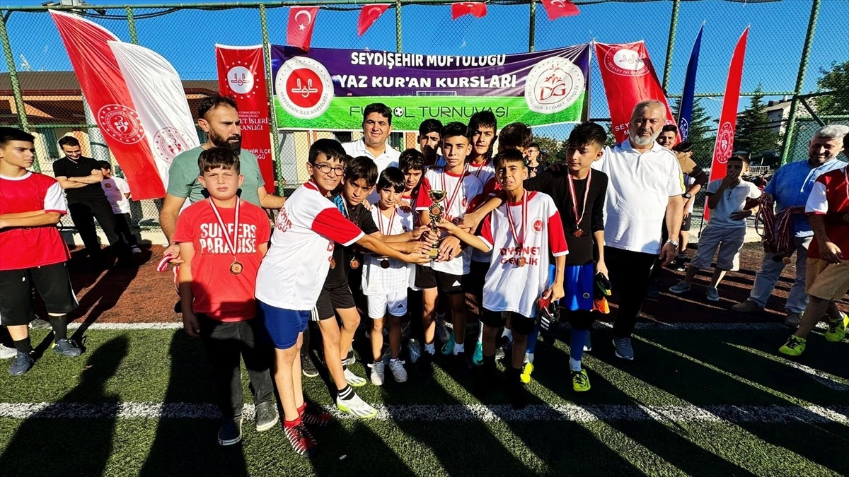 Seydişehir İlçe Müftülüğü Yaz Kur\'an Kursları Futbol Turnuvası Tamamlandı