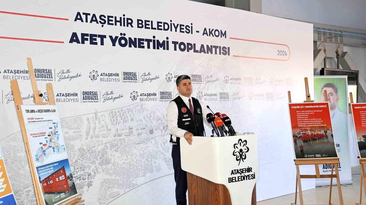 Ataşehir Belediyesi, İstanbul\'da muhtemel büyük bir depreme karşı hazırlıklarını sürdürüyor