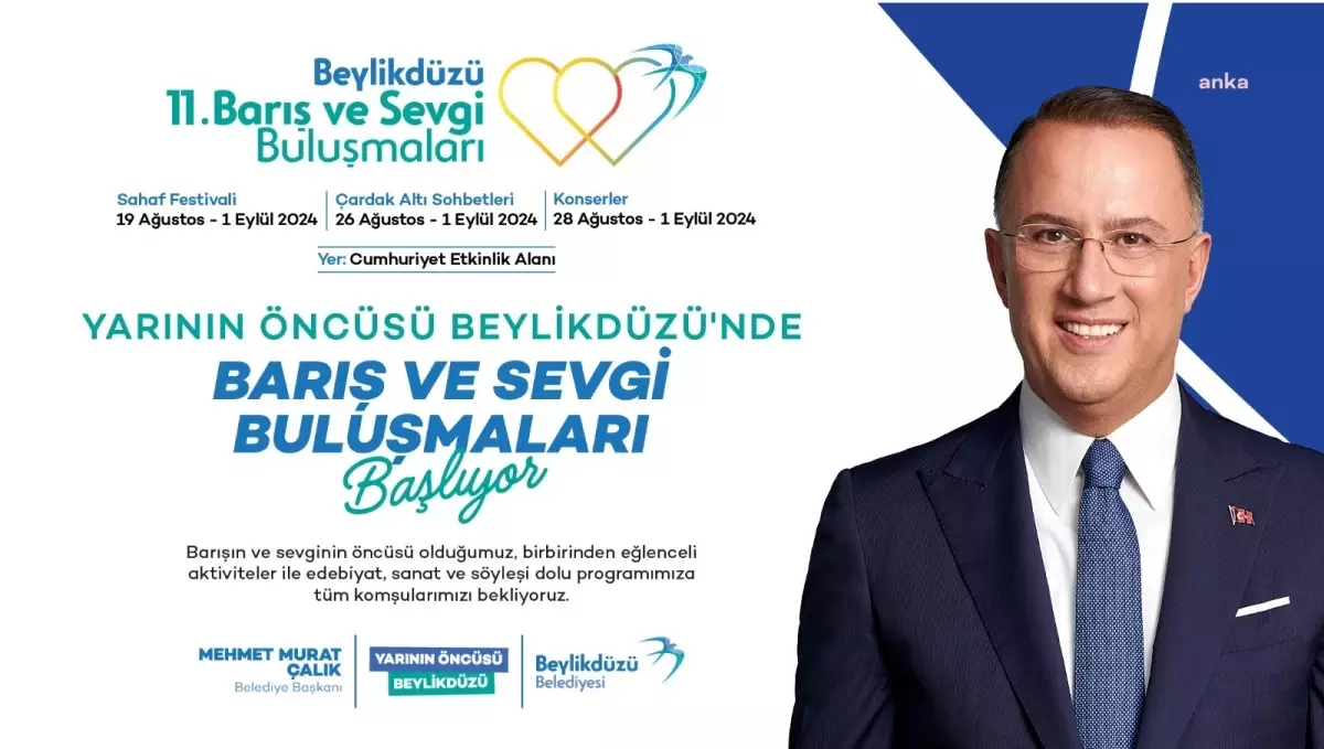 Beylikdüzü Barış ve Sevgi Buluşmaları Başlıyor