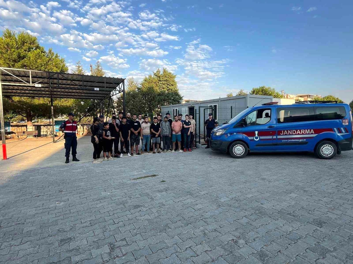 Didim\'de göçmen kaçakçılığı operasyonu: 25 düzensiz göçmen ve 1 şüpheli yakalandı