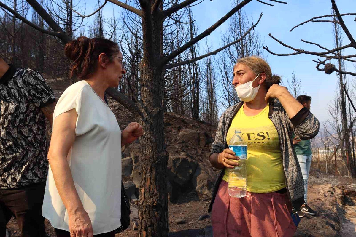 İzmir\'de Orman Yangını: Evleri Küle Dönen Vatandaşlar Anlattı