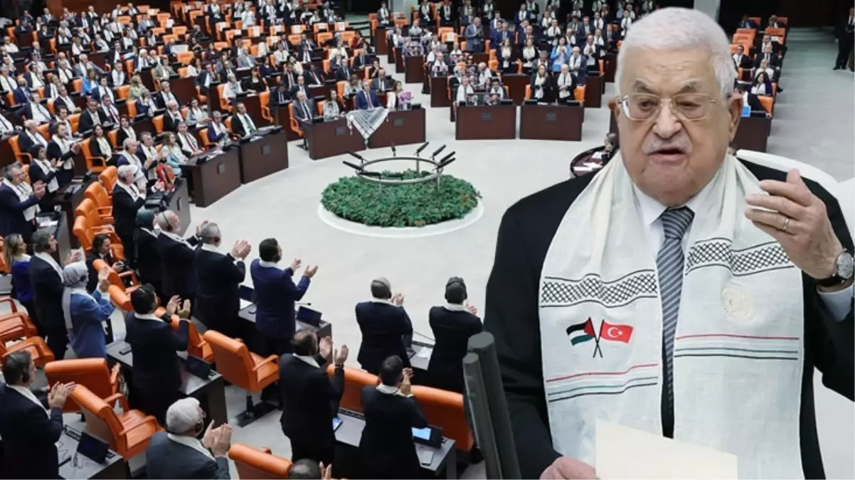 Mahmud Abbas\'ın TBMM\'deki konuşması dünya basınında: 17 yıl sonra bir ilk yaşanacak