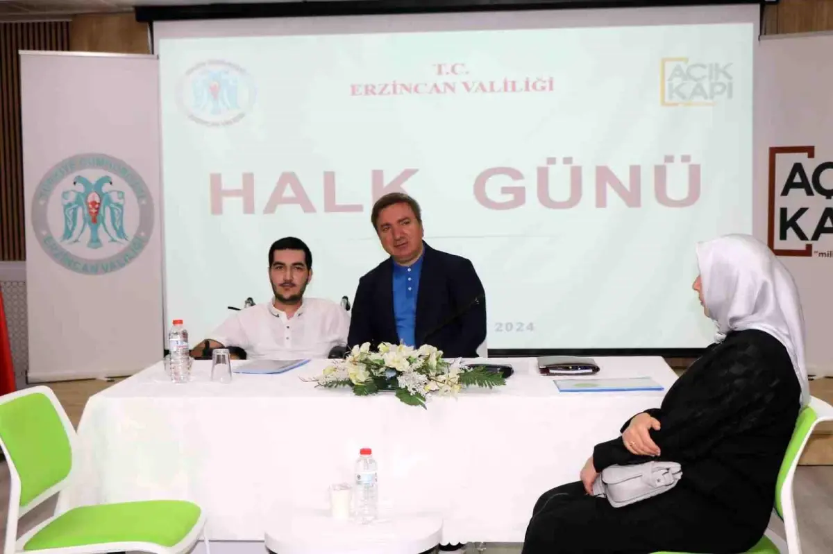 Erzincan Valisi Hamza Aydoğdu, Halk Günü toplantılarına devam ediyor