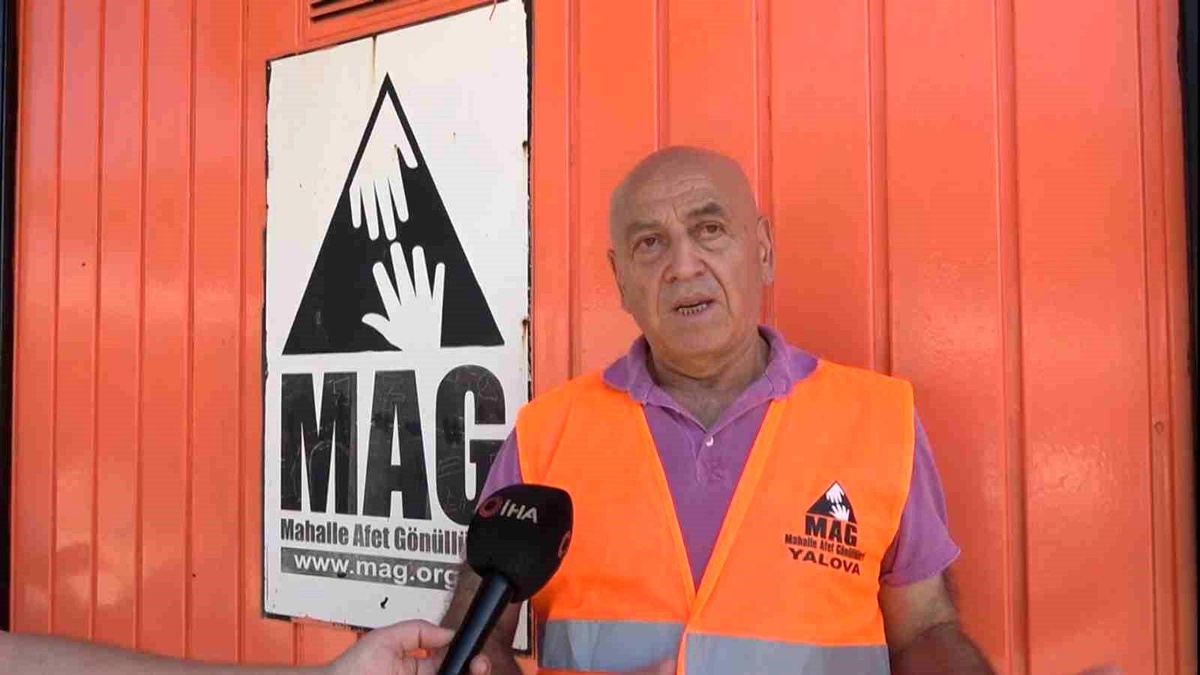 Yalova Mahalle Afet Gönüllüleri Derneği Depreme Hazırlanıyor