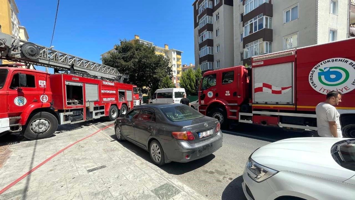 Tekirdağ\'da Çocuğun Çakmakla Oyunu Yangına Neden Oldu
