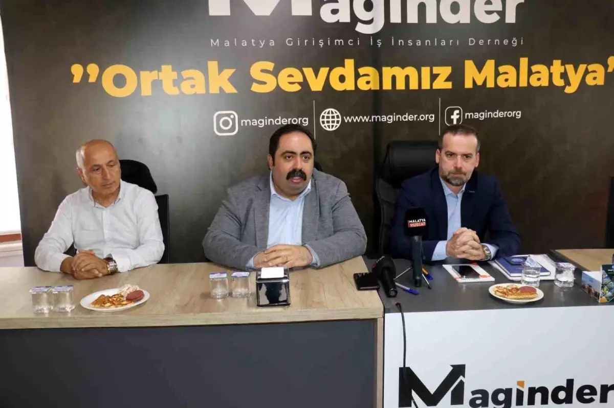 CHP Malatya İl Başkanı Barış Yıldız, MAGİNDER Başkanı Salih Karademir\'i ziyaret etti