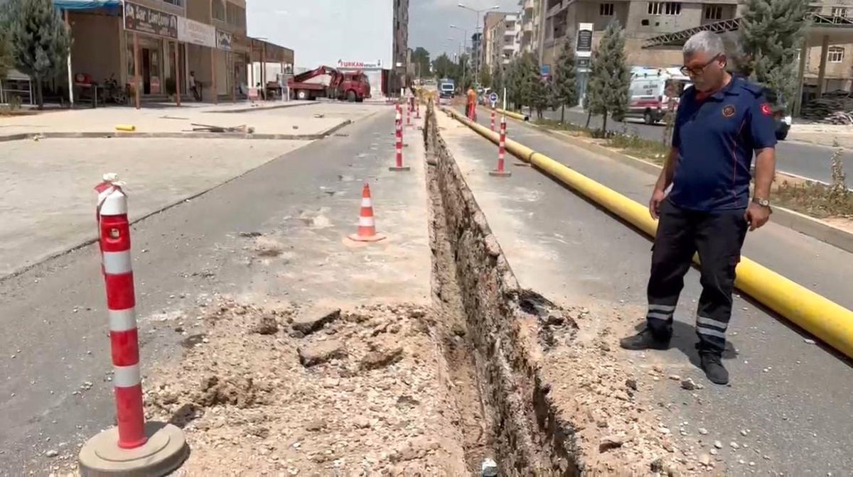 Nusaybin\'de Doğalgaz Boru Hattı Çalışmalarında Bomba Düzeneği Bulundu