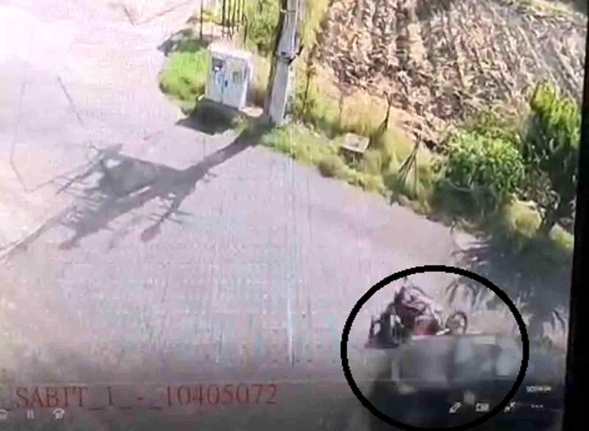 Hatay\'da Motosiklet Kazası: Karı ve Koca Saniyelerle Ölümden Kurtuldu
