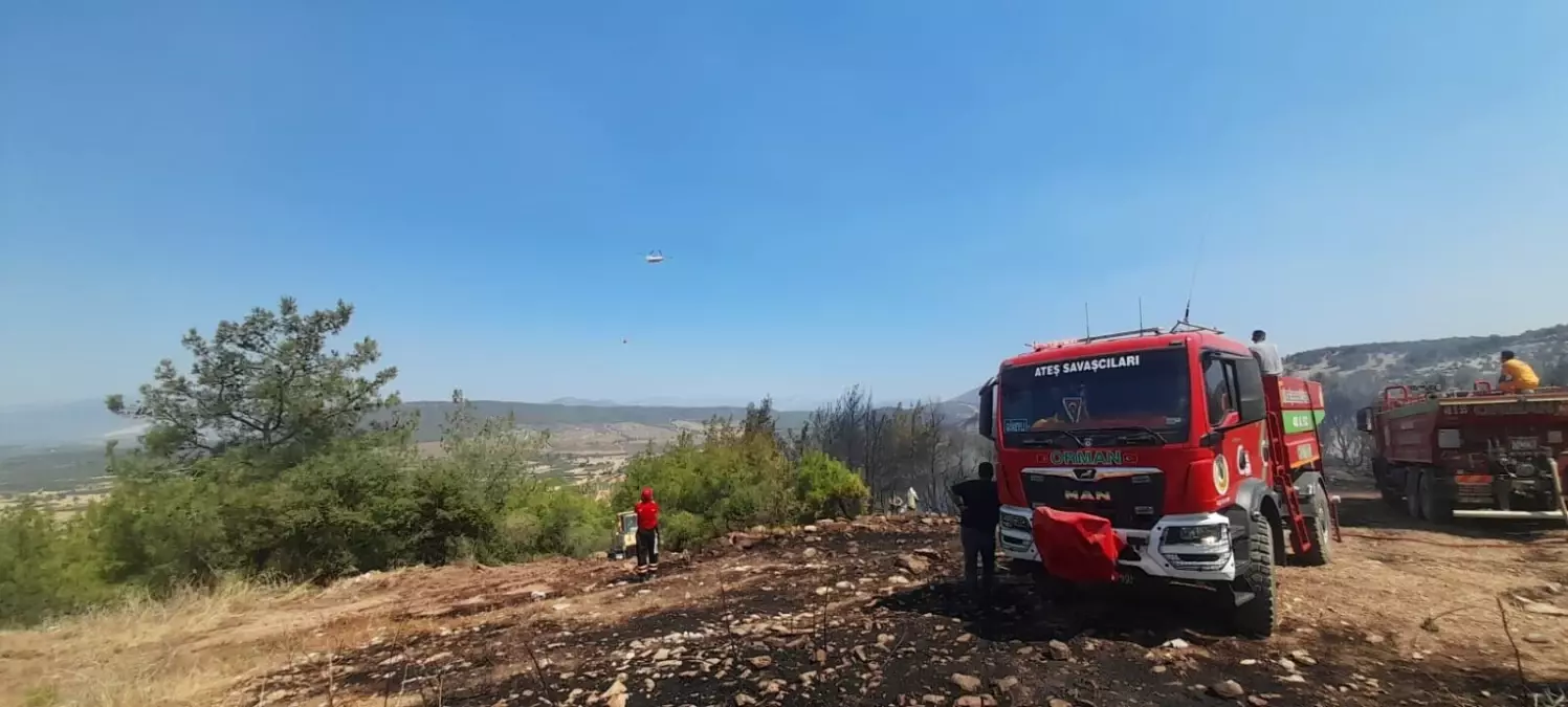 Muğla\'da orman yangını kısmen kontrol altına alındı