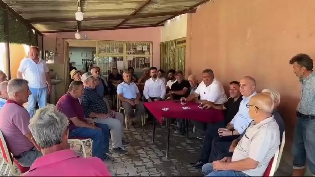 CHP Milletvekili Gürer, Niğde\'deki çiftçilerle görüştü