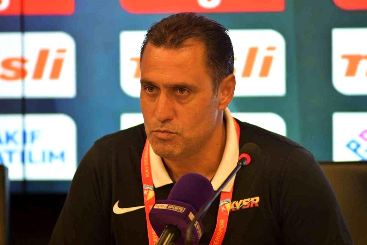 Kayserispor Yardımcı Antrenörü Serhat Sütlü: Eksik kaldığımız taraf gol kısmıydı
