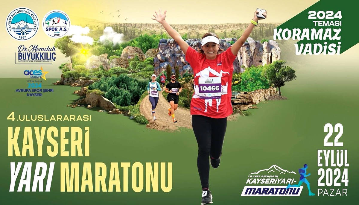 Kayseri Büyükşehir Belediyesi Yarı Maratonu için Kayıtlar Başladı