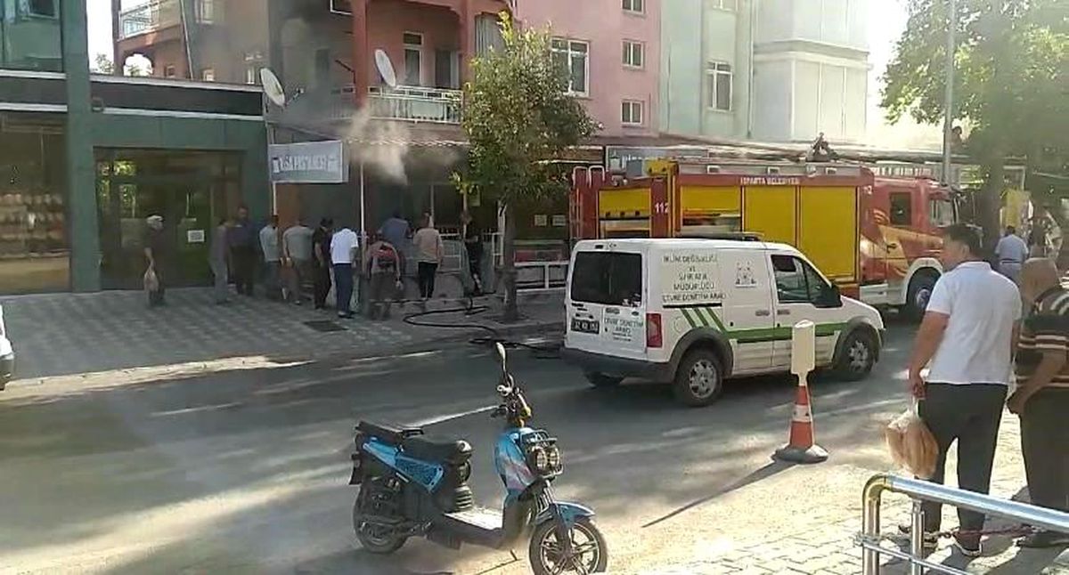 Isparta\'da Bodrum Katında Çıkan Yangın Kontrol Altına Alındı