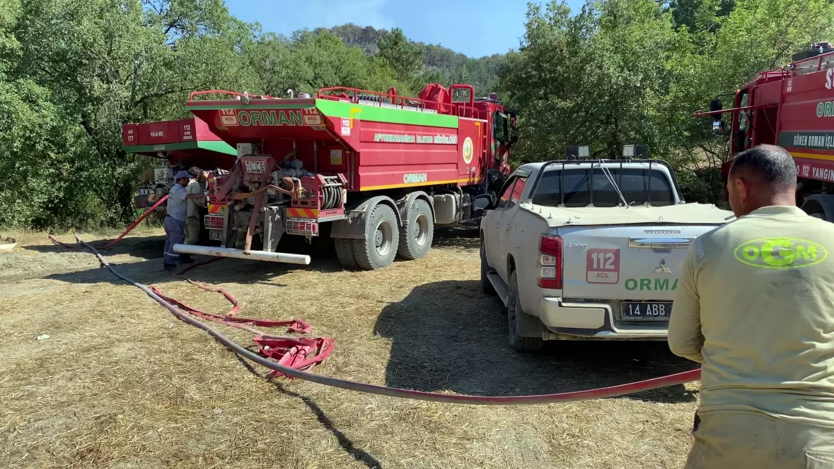 Bolu Göynük\'teki Orman Yangını 4. Gününde Devam Ediyor