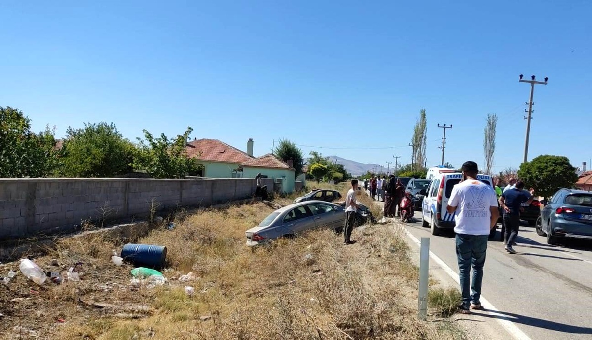 Konya\'da trafik kazası: 1 kişi yaralandı