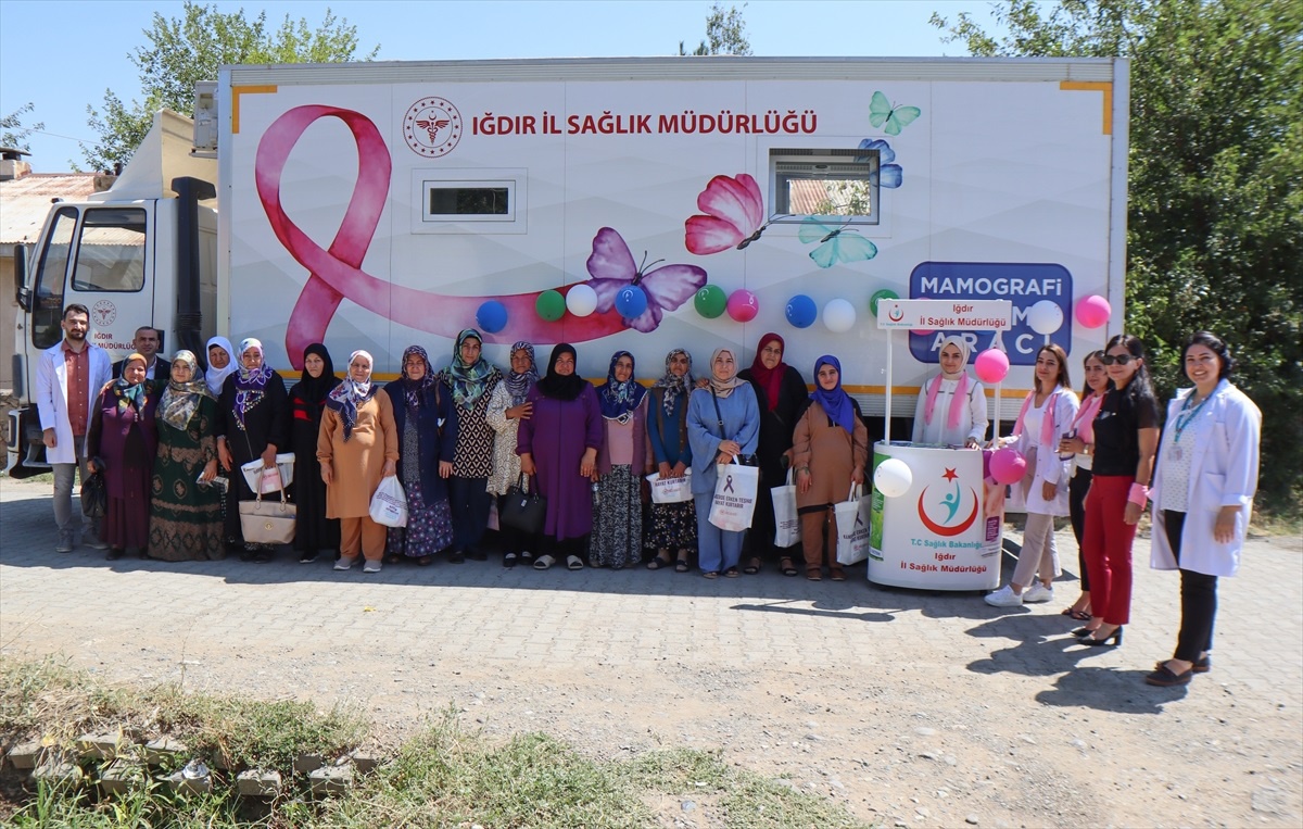 Iğdır\'da Mobil Kanser Tarama Aracıyla Köy Köy Geziliyor
