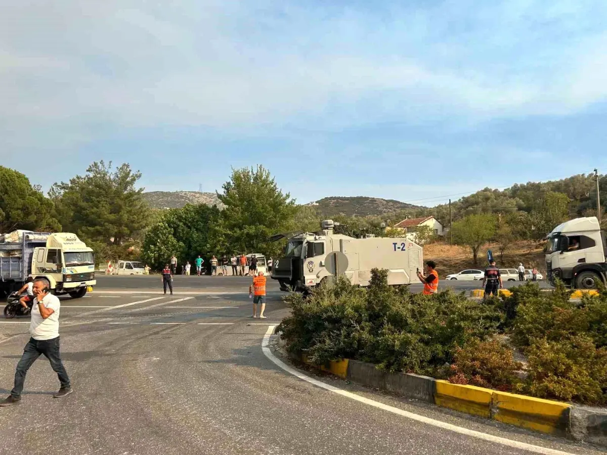 Muğla\'da Orman Yangını: İlçe Girişleri Trafiğe Kapatıldı