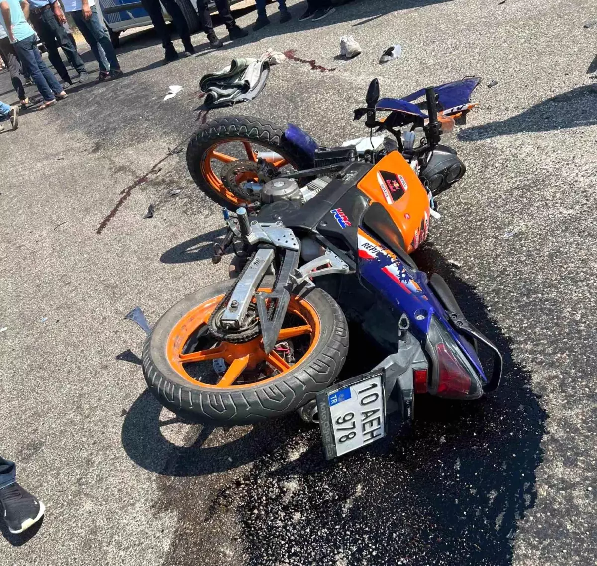 Adıyaman\'da Motosiklet ile Otomobil Çarpıştı: 1 Yaralı