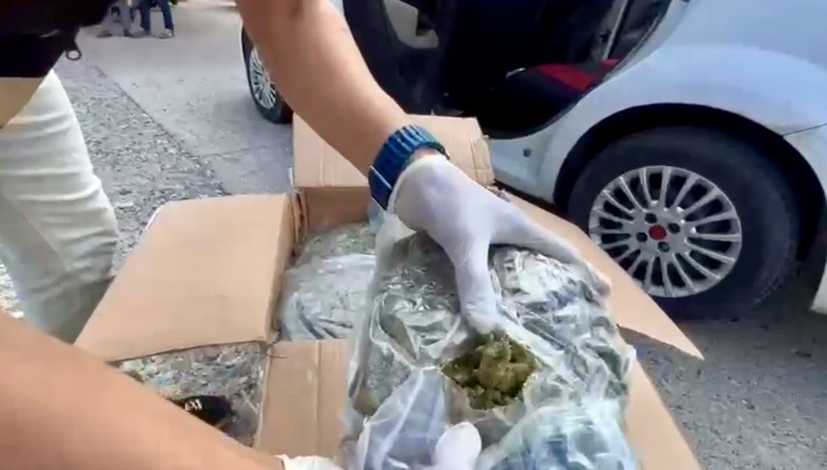 Osmaniye\'de 38 Kilo Skunk Ele Geçirildi