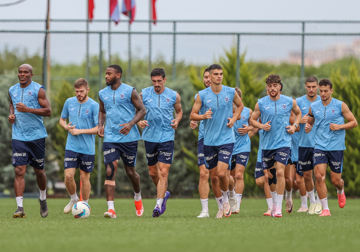 Trabzonspor, St. Gallen maçı için hazırlıklarını sürdürdü