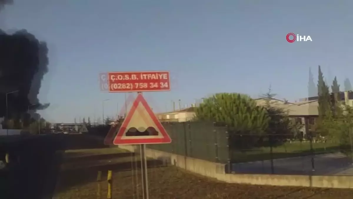Çerkezköy\'de plastik fabrikasında yangın çıktı