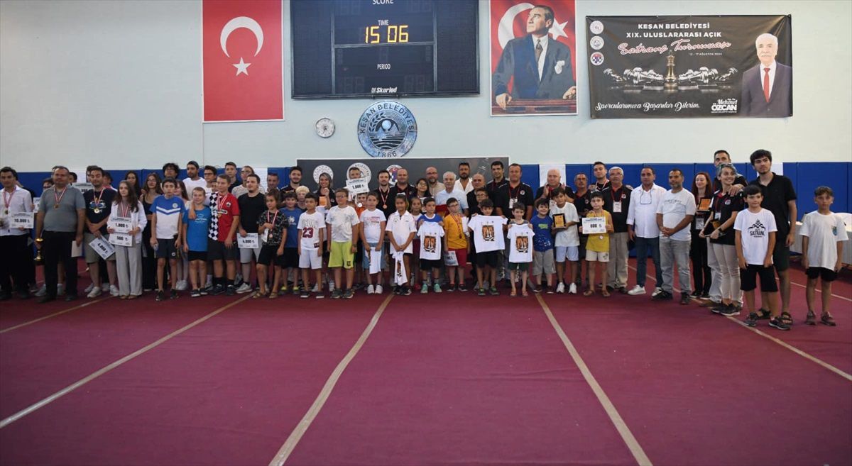Edirne\'de 19. Uluslararası Açık Satranç Turnuvası Sona Erdi