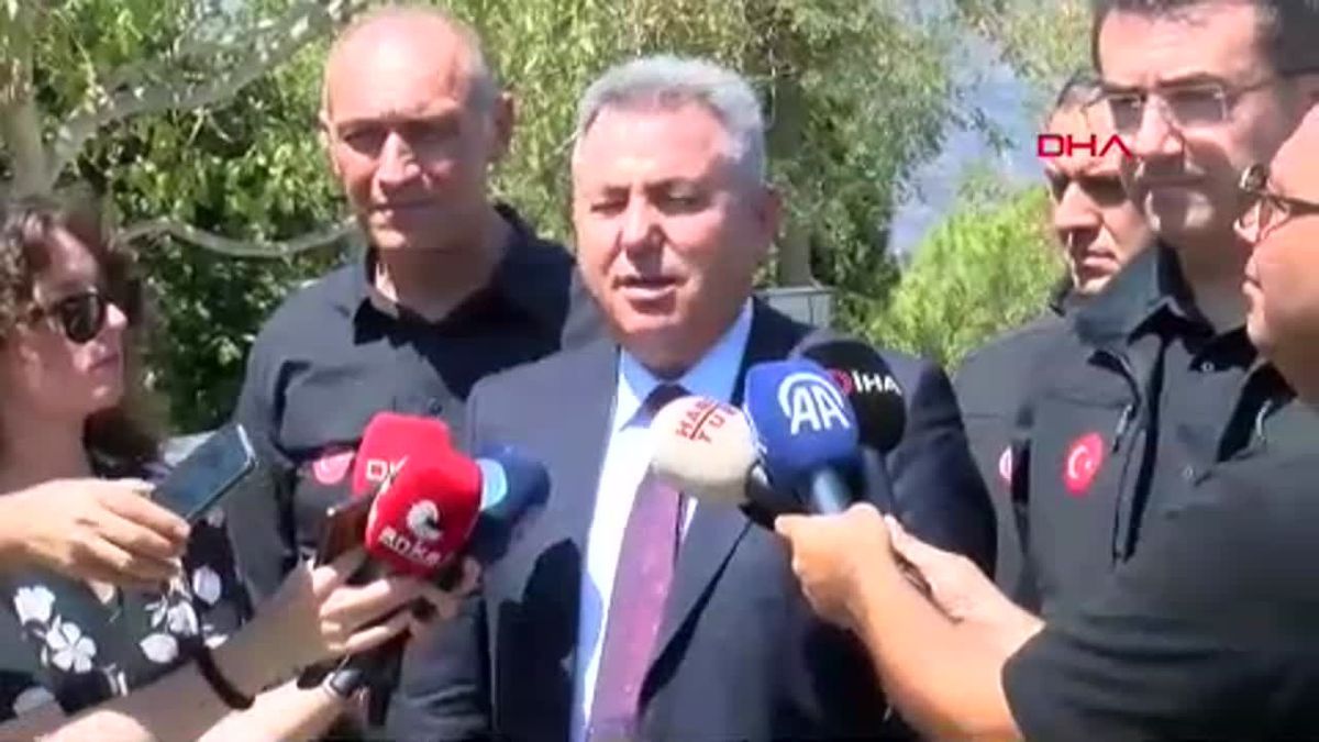 İzmir AFAD Başkanı ve Vali, orman yangınları hakkında açıklama yaptı
