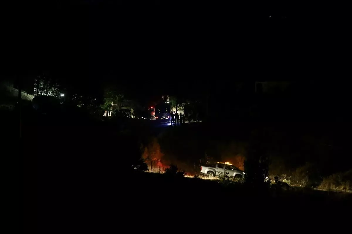 Muğla\'da orman yangınına gece görüşlü helikopterlerle müdahale sürüyor