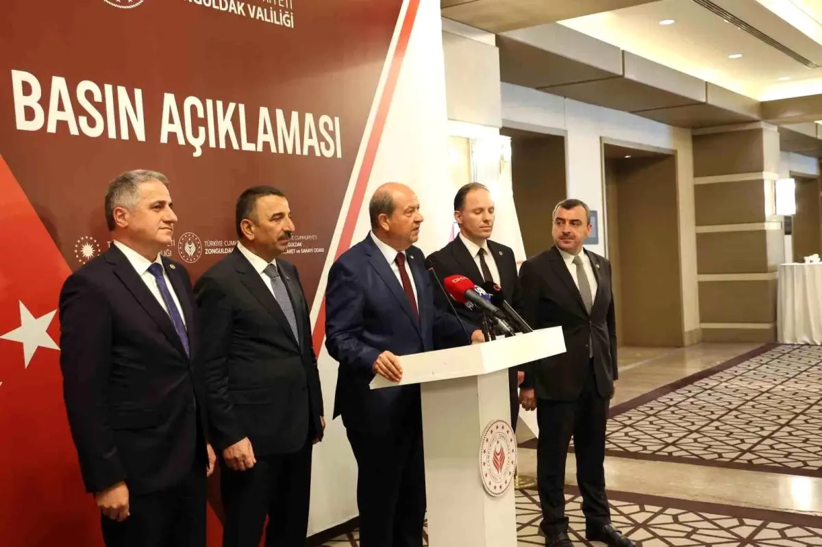 KKTC Cumhurbaşkanı Ersin Tatar, Zonguldak\'ta Gaziler ve İş Dünyası Temsilcileriyle Buluştu