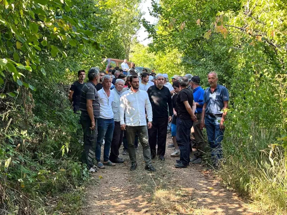 Bursa\'da Köy Sakinleri Su Borularını Keserek Eylem Yaptı