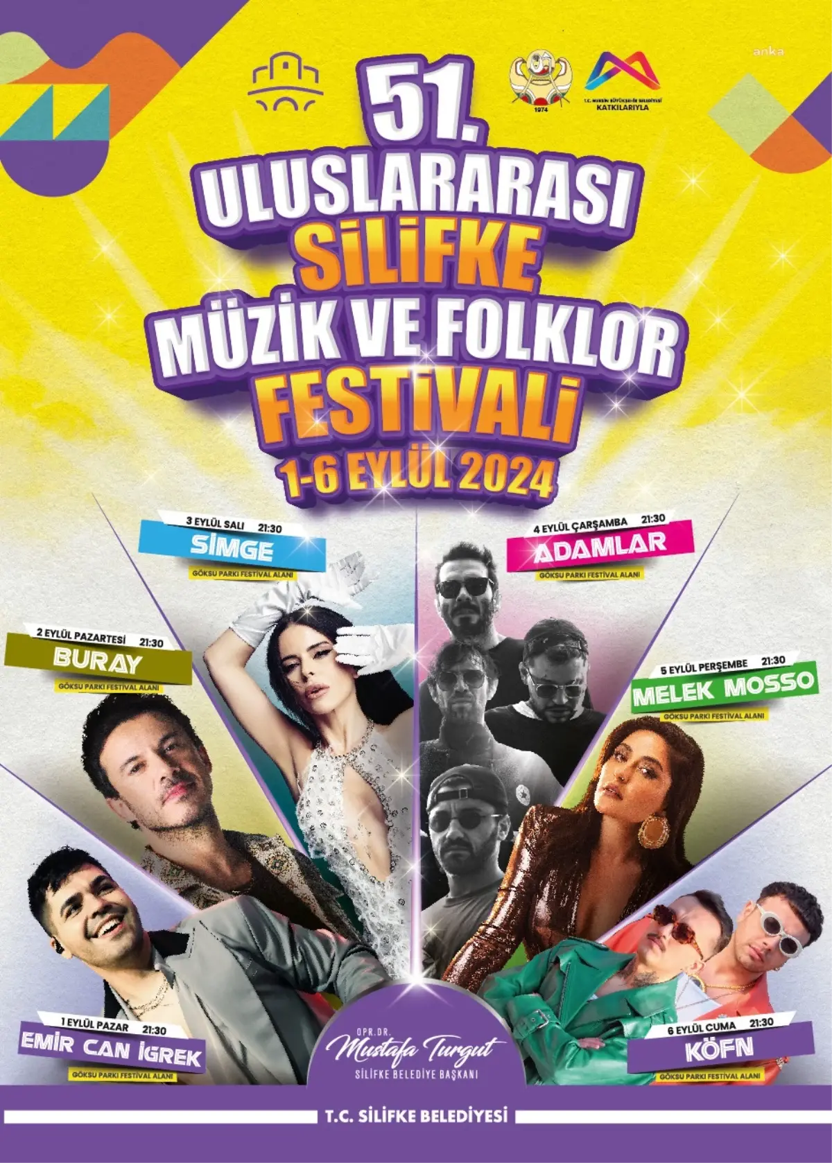 Silifke Müzik ve Folklor Festivali\'nde birçok sanatçı sahne alacak