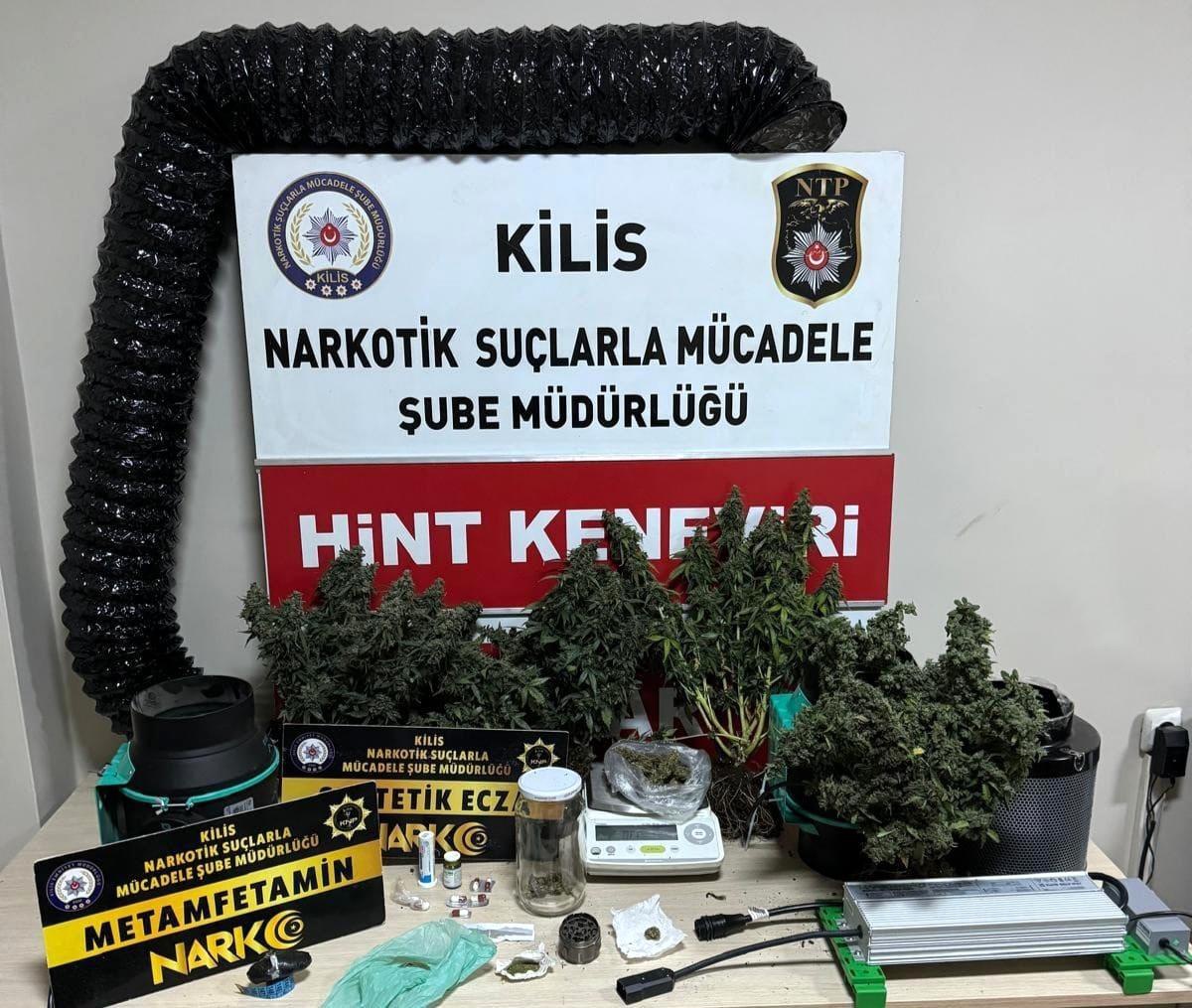 Kilis\'te Uyuşturucu Üretimi Yapan Kişi Tutuklandı