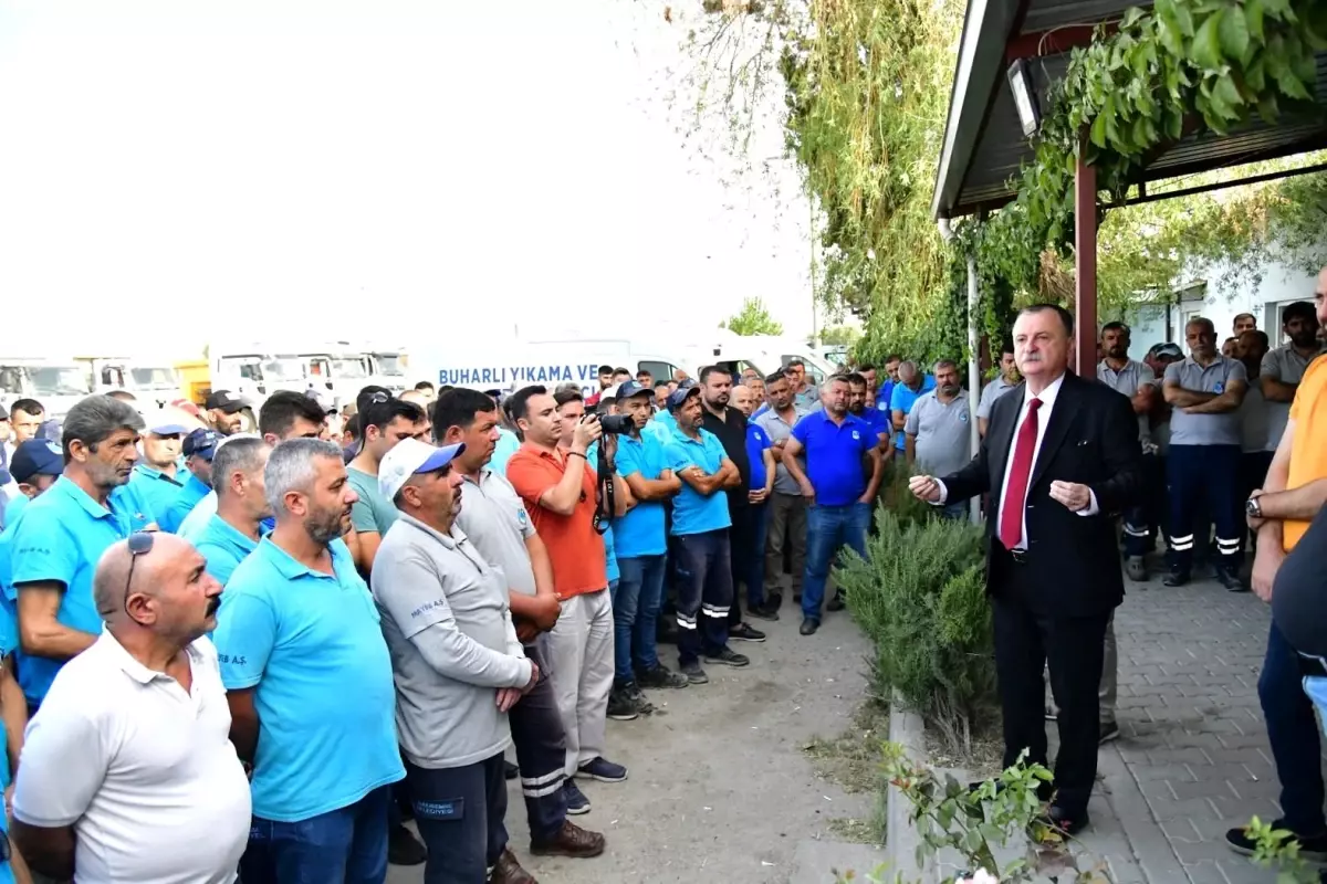 Yunusemre Belediye Başkanı İşçilere Promosyon Müjdesi Verdi