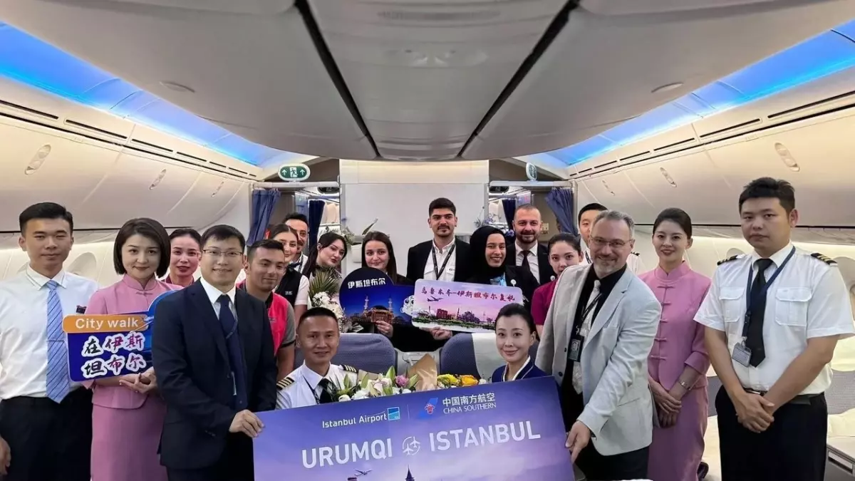 China Southern Airlines, Urumçi-İstanbul hattında doğrudan uçuşlarına başladı