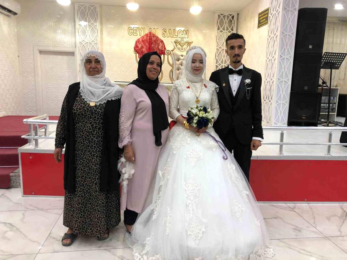 Çinli Ma Fang, Adıyaman\'da dünya evine girdi