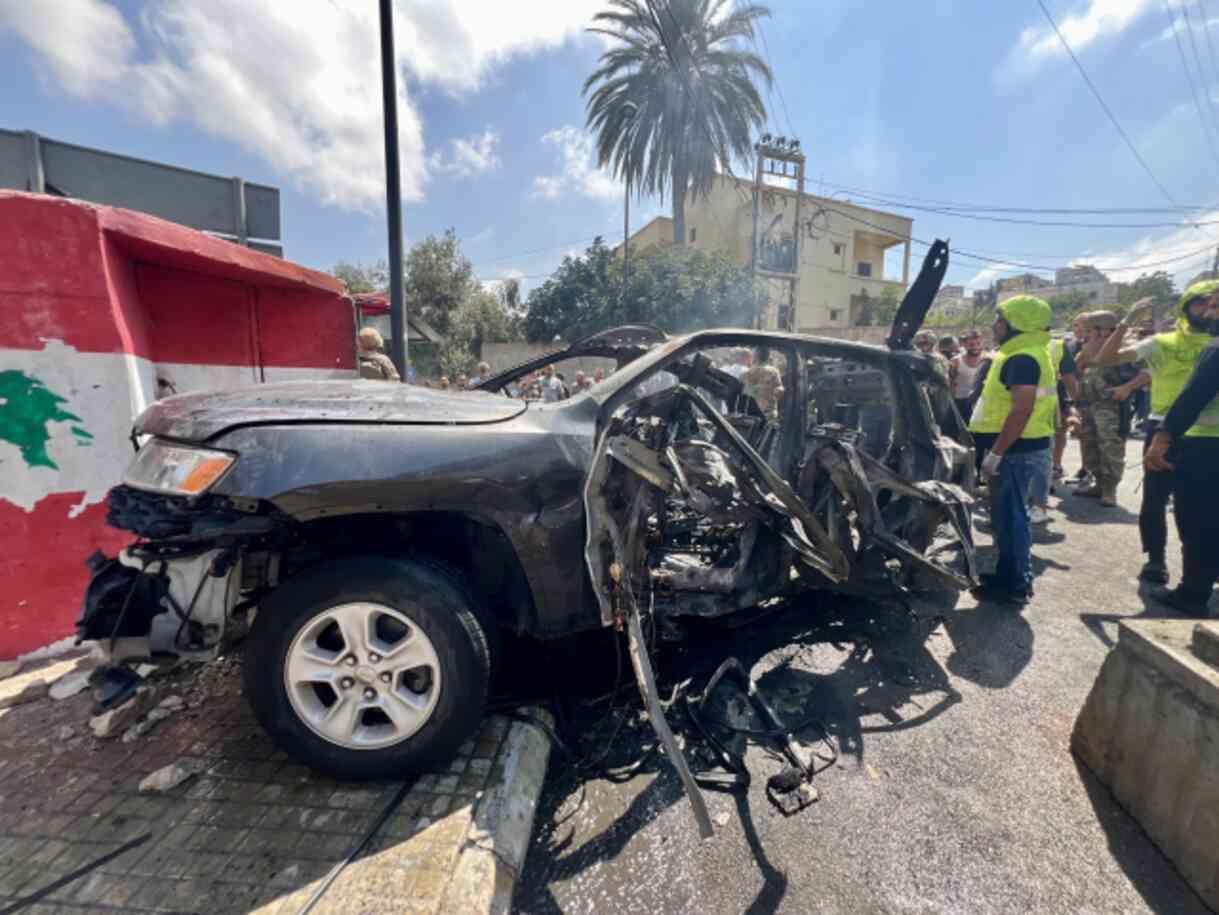 İsrail'den Lübnan'da suikast! Otomobili havaya uçurdular